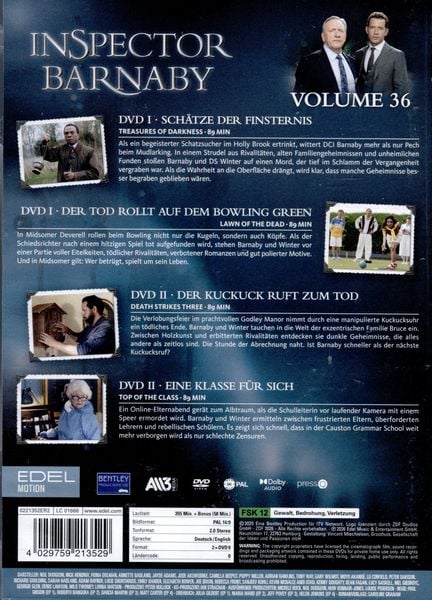 Produktbild: Inspector Barnaby, Staffel 36 [2 DVDs]