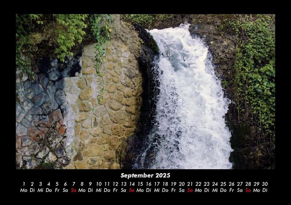 Produktbild: Wasserf&auml;lle 2025 Fotokalender DIN A3