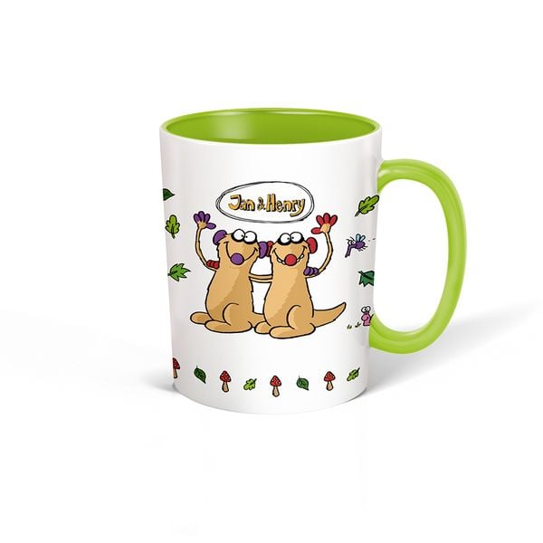 Trötsch Jan und Henry Tasse grün