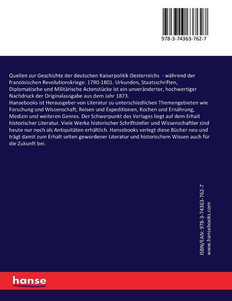 Produktbild: Quellen zur Geschichte der deutschen Kaiserpolitik Oesterreichs
