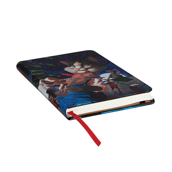 Produktbild: Hardcover Notizbuch Die Katze mit der Fiedel, Midi, Liniert