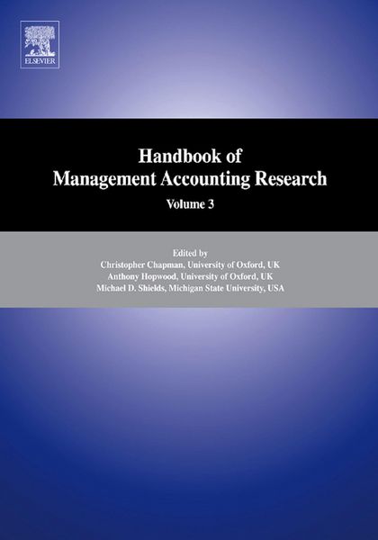 Produktbild: Handbooks of Management Accounting Research 3-Volume Set