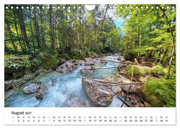 Produktbild: Berchtesgadener Land - Wanderhighlights in Bayern (Wandkalender 2027 DIN A4 quer), CALVENDO Monatskalender