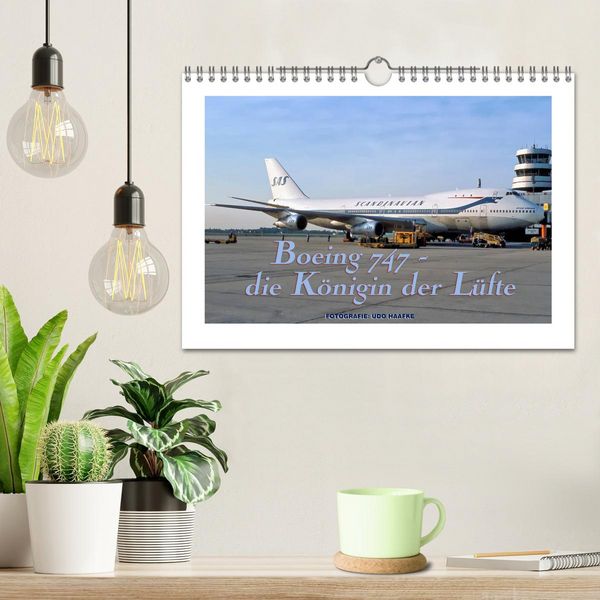 Produktbild: Boeing 747 - die K&ouml;nigin der L&uuml;fte (Wandkalender 2026 DIN A4 quer), CALVENDO Monatskalender