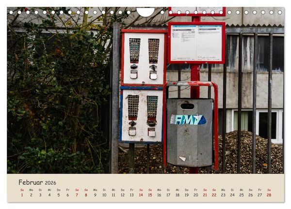 Produktbild: Kaugummiautomaten (Wandkalender 2026 DIN A4 quer), CALVENDO Monatskalender