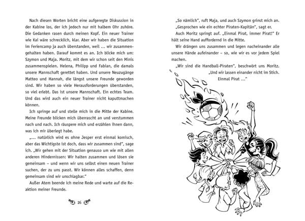 Produktbild: Die Handball-Piraten (Band 4) &ndash; Gemeinsam unschlagbar