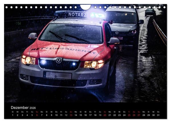Produktbild: Einsatzfahrzeuge - Bayern (Wandkalender 2026 DIN A4 quer), CALVENDO Monatskalender