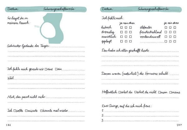Produktbild: Tagebuch - Meine Schwangerschaft