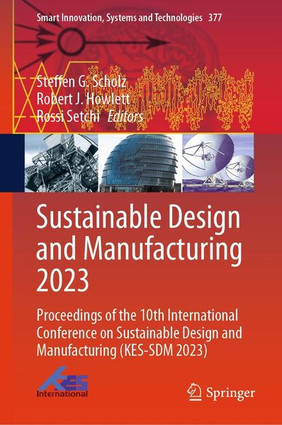 Produktbild: Sustainable Design and Manufacturing 2023