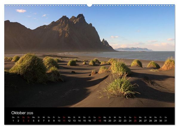 Produktbild: Island - Iceland (hochwertiger Premium Wandkalender 2026 DIN A2 quer), Kunstdruck in Hochglanz
