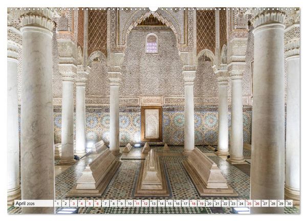 Produktbild: Marokko - Marrakesch (Wandkalender 2026 DIN A2 quer), CALVENDO Monatskalender