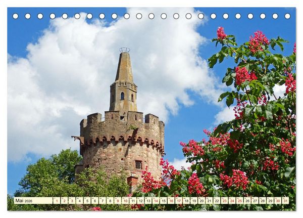 Produktbild: Weinheim im Laufe der Jahreszeiten (Tischkalender 2026 DIN A5 quer), CALVENDO Monatskalender