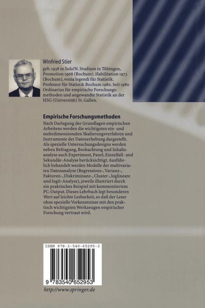 Produktbild: Empirische Forschungsmethoden