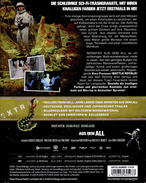 Produktbild: Monster aus dem All - Mediabook (Blu-ray+DVD)