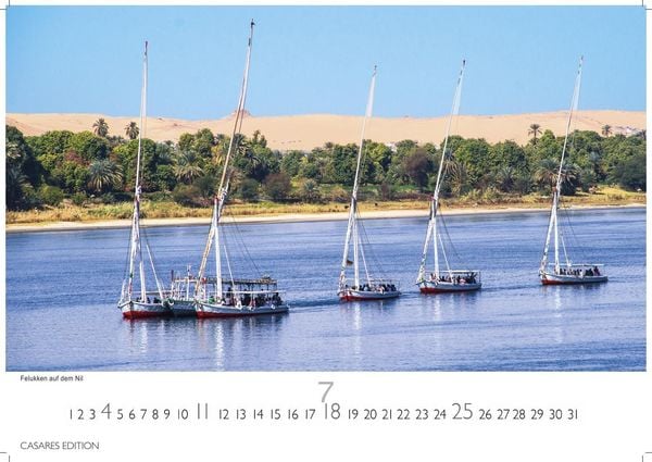 Produktbild: &Auml;gypten Kalender 2027 &ndash; Wandkalender | Fotokalender Afrika 35x50 cm - mit atemberaubenden Fotos der Pyramiden, Sphinx, Luxor & mehr