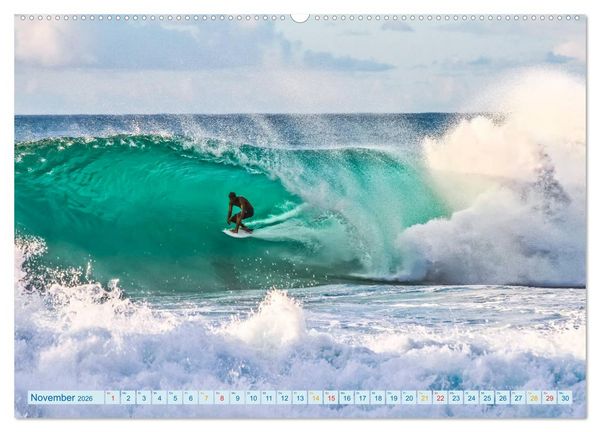 Produktbild: Surfen - so cool (Wandkalender 2026 DIN A2 quer), CALVENDO Monatskalender