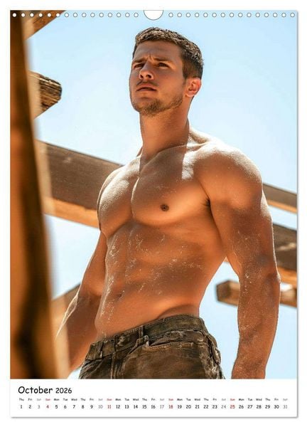 Produktbild: Hot Builders - Hard at Work (Wall Calendar 2026 DIN A3 portrait), CALVENDO 12 Month Wall Calendar
