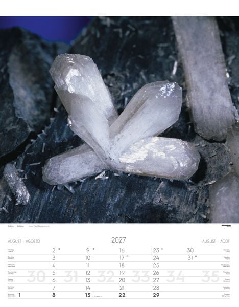 Produktbild: Mineralien Kalender 2027