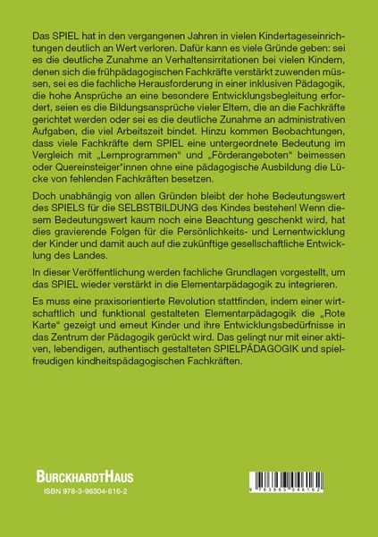 Produktbild: Spiel und Selbstbildung
