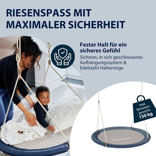 Produktbild: HUDORA 72210 - Nestschaukel Lounge 110, midnight