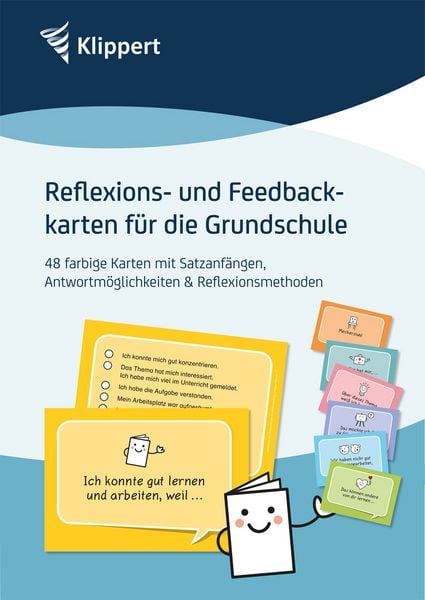 Produktbild: Reflexions- und Feedbackkarten f&uuml;r die Grundschule