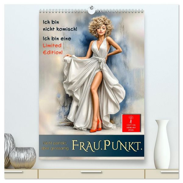 Produktbild: FRAU.PUNKT. (hochwertiger Premium Wandkalender 2026 DIN A2 hoch), Kunstdruck in Hochglanz