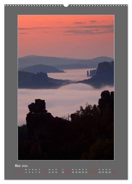 Produktbild: Meine sch&ouml;ne S&auml;chsische Schweiz (Wandkalender 2026 DIN A2 hoch), CALVENDO Monatskalender