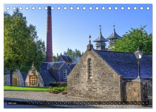 Produktbild: Whisky Distillery - Schottische Brennereien (Tischkalender 2026 DIN A5 quer), CALVENDO Monatskalender