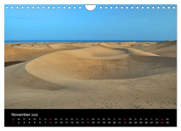 Produktbild: GRAN CANARIA/D&uuml;nen von Maspalomas (Wandkalender 2026 DIN A4 quer), CALVENDO Monatskalender