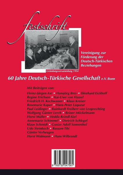 Produktbild: 60 Jahre Deutsch-T&uuml;rkische Gesellschaft