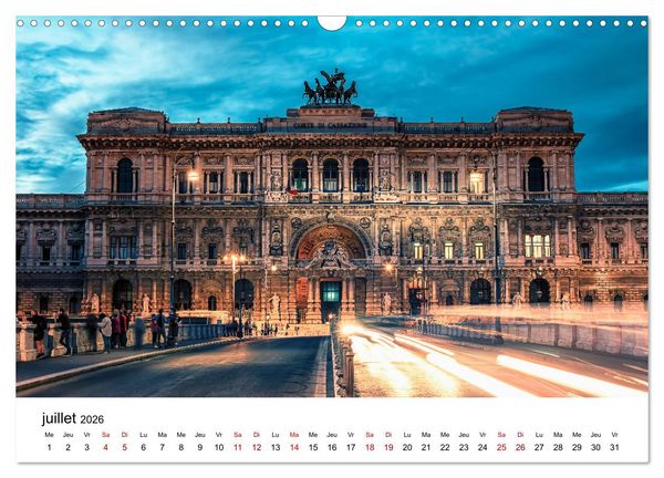 Produktbild: Rome, La Cit&eacute; &Eacute;ternelle (Calendrier mural 2026 DIN A3 vertical), CALVENDO calendrier mensuel