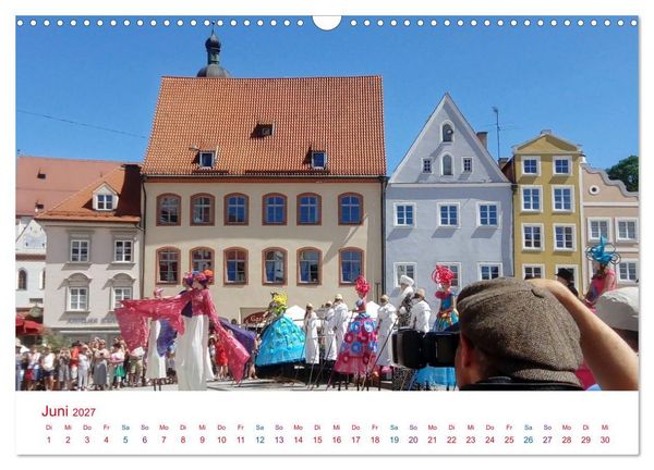 Produktbild: Hier f&uuml;hle ich mich zuhause - Landsberg am Lech und Ammersee (Wandkalender 2027 DIN A3 quer), CALVENDO Monatskalender