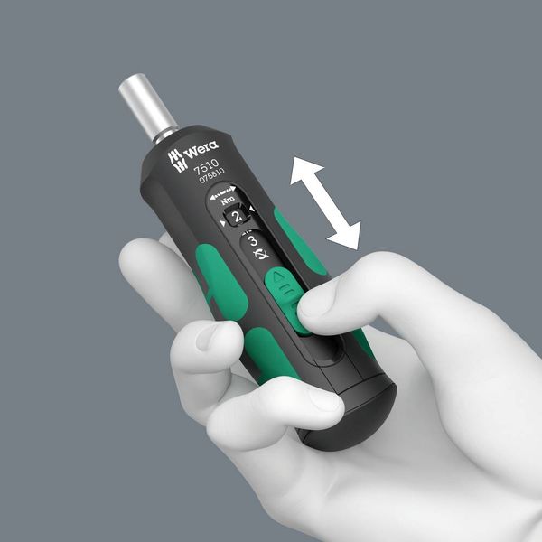 Produktbild: Drehmomentschraubendreher 7510 1/4 Zoll 1-3 Nm WERA