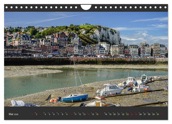 Produktbild: Normandie - Raue K&uuml;ste und malerische Hafenst&auml;dte (Wandkalender 2026 DIN A4 quer), CALVENDO Monatskalender
