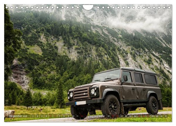 Produktbild: Mit dem 4x4 durch Europa (Wandkalender 2026 DIN A4 quer), CALVENDO Monatskalender