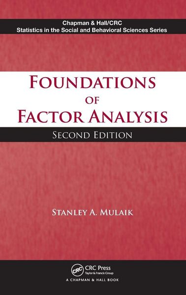 Produktbild: Foundations of Factor Analysis