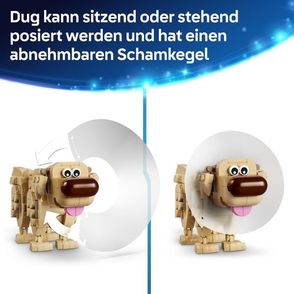 Produktbild: LEGO ǀ Disney and Pixar 43290 Kevin und Dug, Spielzeug Golden Retriever