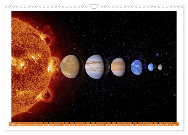 Produktbild: Im Weltall ist Stille (Wandkalender 2027 DIN A3 quer), CALVENDO Monatskalender