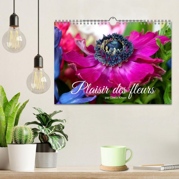 Produktbild: Plaisir des fleurs (Calendrier mural 2026 DIN A4 vertical), CALVENDO calendrier mensuel