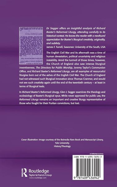Produktbild: Richard Baxter's Reformed Liturgy