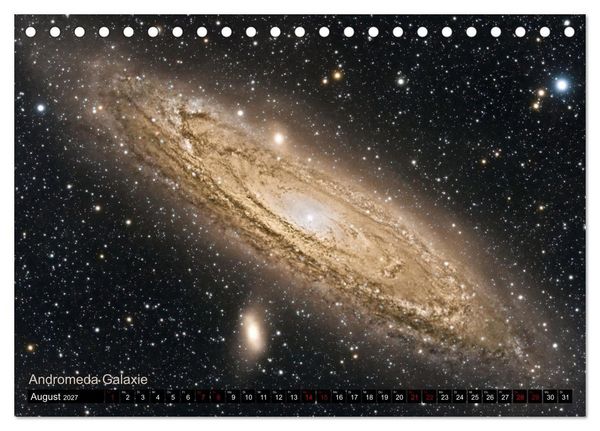 Produktbild: Deep Sky Kalender (Tischkalender 2027 DIN A5 quer), CALVENDO Monatskalender