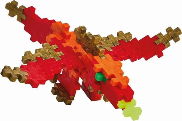 Produktbild: Plus-Plus 100 Tube Kreativ Bausteine Drache