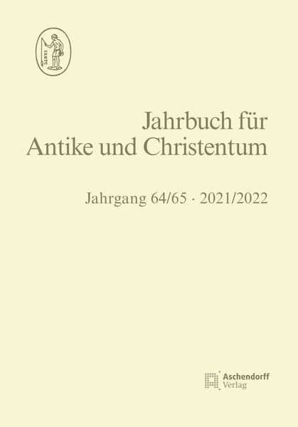 Produktbild: Jahrbuch f&uuml;r Antike und Christentum Jahrgang 64/65 2021/2022