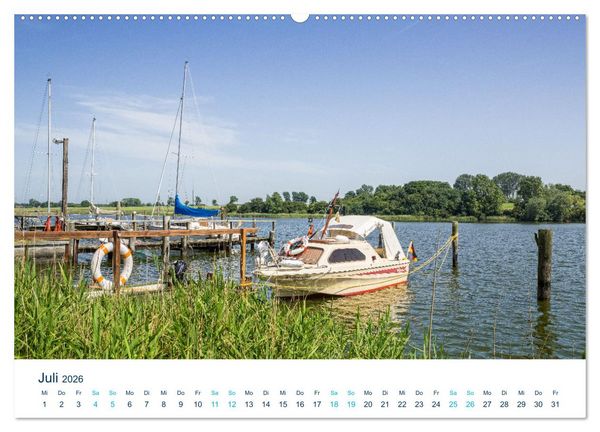 Produktbild: Die Schlei - Segelrevier und Naherholungsgebiet (Wandkalender 2026 DIN A2 quer), CALVENDO Monatskalender