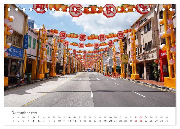 Produktbild: Singapur (Tischkalender 2026 DIN A5 quer), CALVENDO Monatskalender