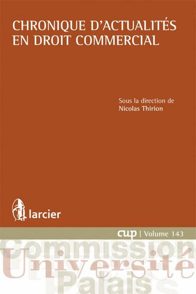 Produktbild: Chronique D'Actualites en Droit Commercial