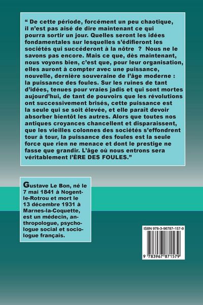 Produktbild: Psychologie des foules