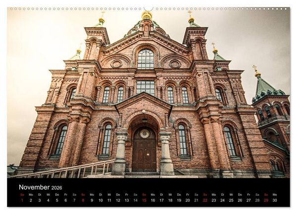 Produktbild: Helsinki / Besuchen - Entdecken - Erleben (Wandkalender 2026 DIN A2 quer), CALVENDO Monatskalender