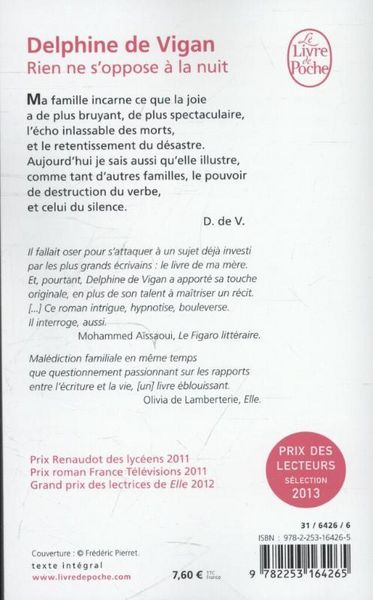 Produktbild: Rien ne s'oppose &agrave; la nuit