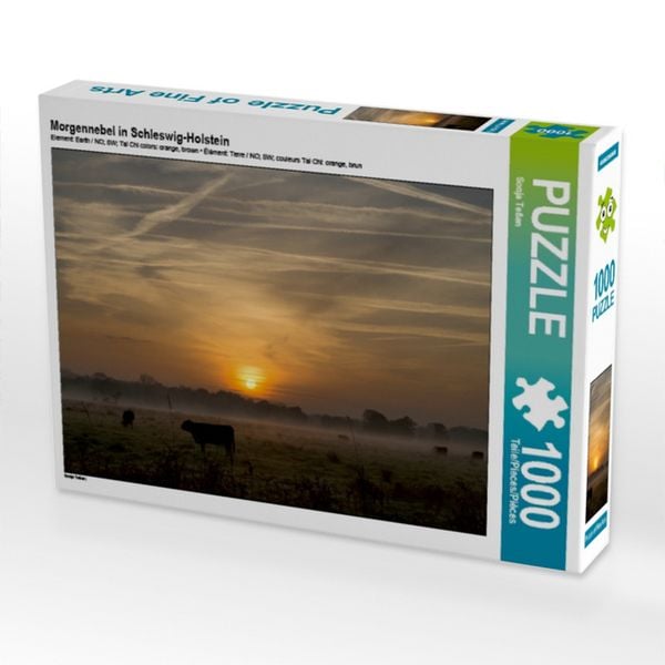 Morgennebel in Schleswig-Holstein (Puzzle)